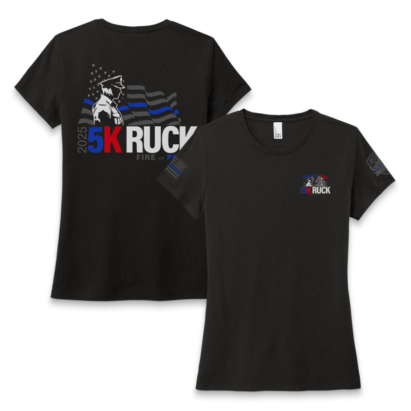 DISTRICT - WOMENS Perfect Tri® S/S T-Shirt - POLICE Thumbnail