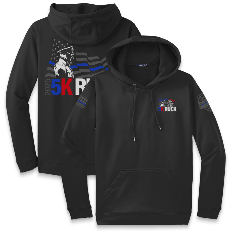 SPORT-TEK - Sport-Wick® Fleece Hoodie - POLICE Thumbnail
