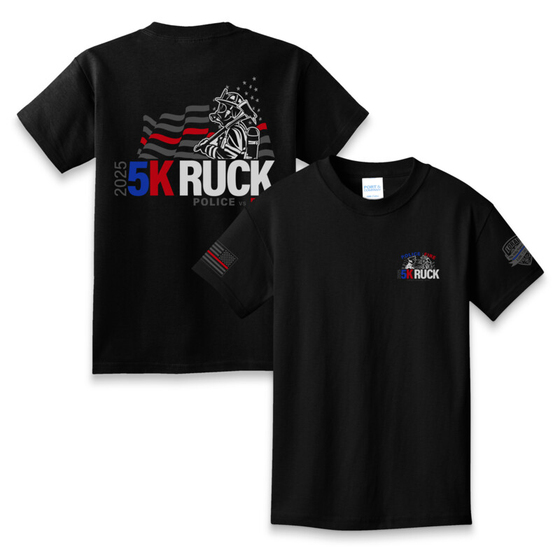 PORT & COMPANY - YOUTH Core Cotton S/S T-Shirt - FIRE Thumbnail